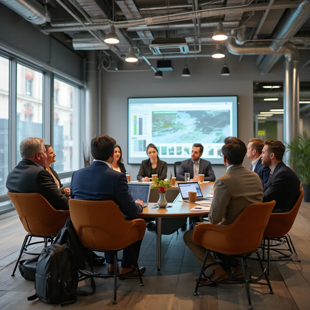 Reunión con inversionistas